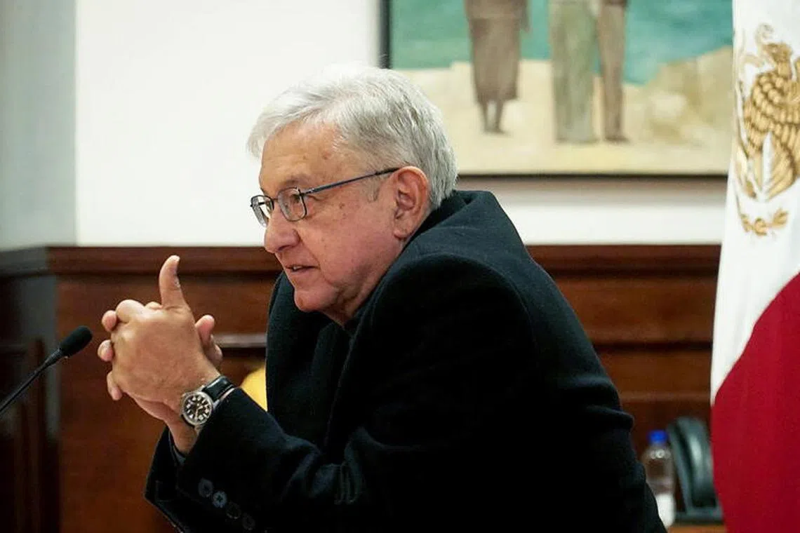 Mexican President Andres Manuel Lopez Obrador said that while he was not seriously ill he would take a few days off.