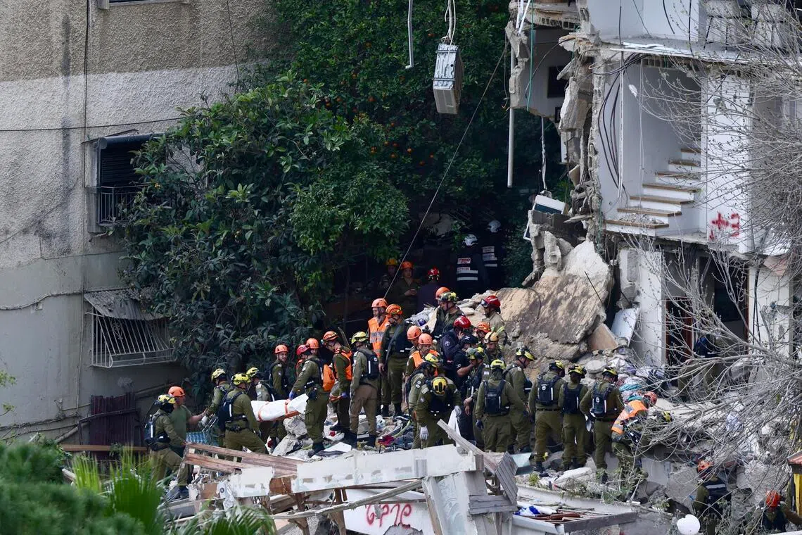 Israel rescuers say four bodies recovered from Iran strike site