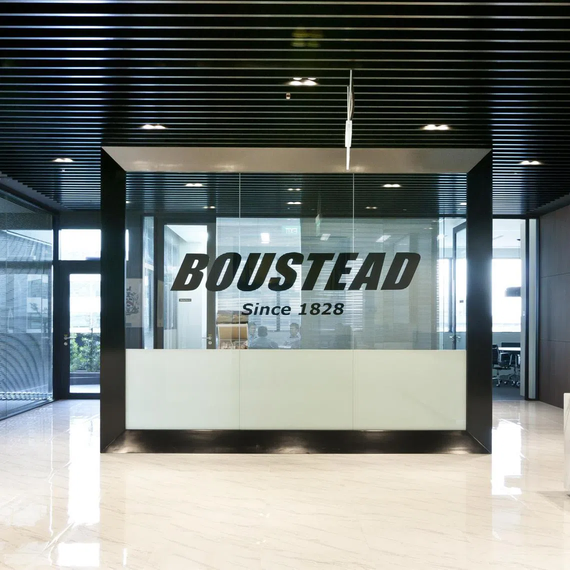 The entrance of Boustead Singapore’s office.