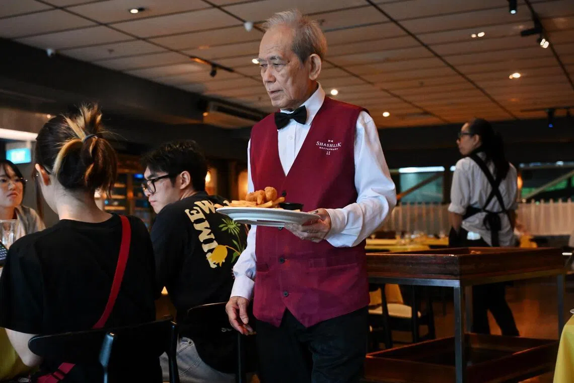 Foo Sek Chuan, 85, is Shashlik Restaurant’s longest-serving employee.