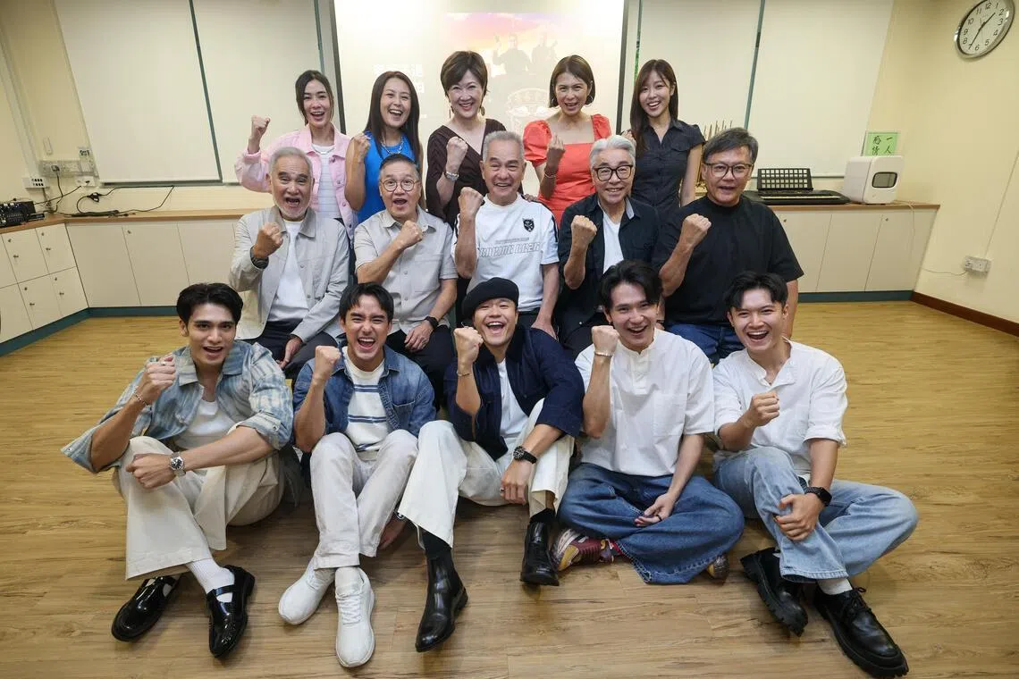 The younger versions of the five lead characters are played by (bottom row, from left), Joel Choo, Brian Ng, Benzo, Jared Soh and Johnson Lim.