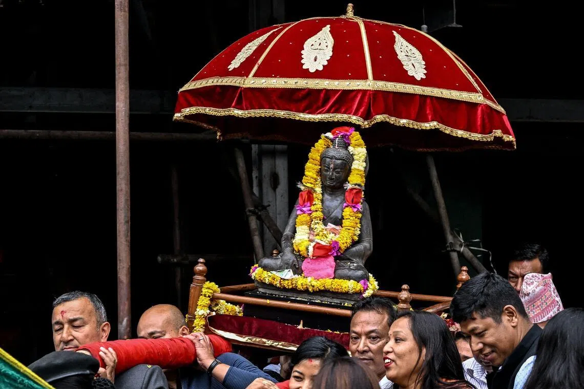 Nepal temple celebrates return of stolen Buddha statue