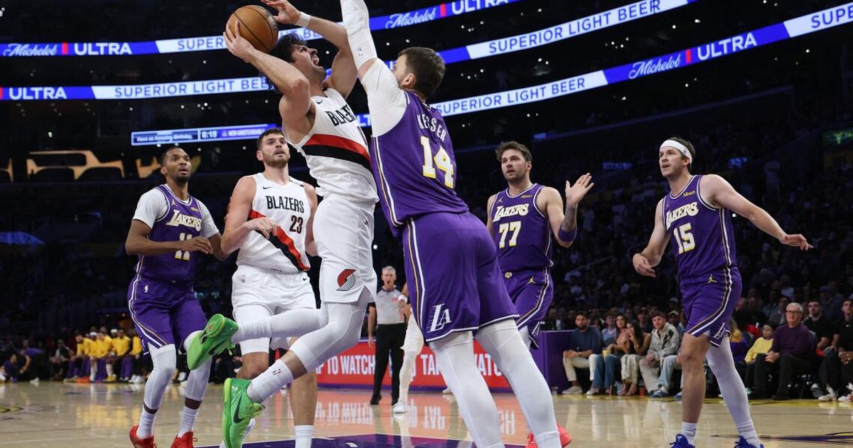 Deni Avdija, Trail Blazers prevail in battle of unbeaten teams against Lakers in NBA - The Straits Times