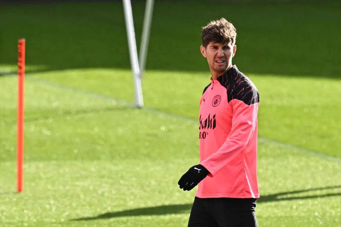 John Stones could return to action in Manchester City's next match against Aston Villa.