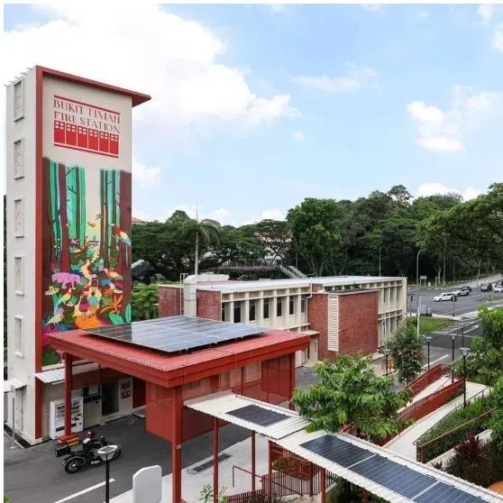 (Clockwise from top left) The Coliwoo Bukit Timah Fire Station, heritage bungalow 15 Malcolm Road, an artist’s impression of 179 Piccadilly, and 14 The Oval.