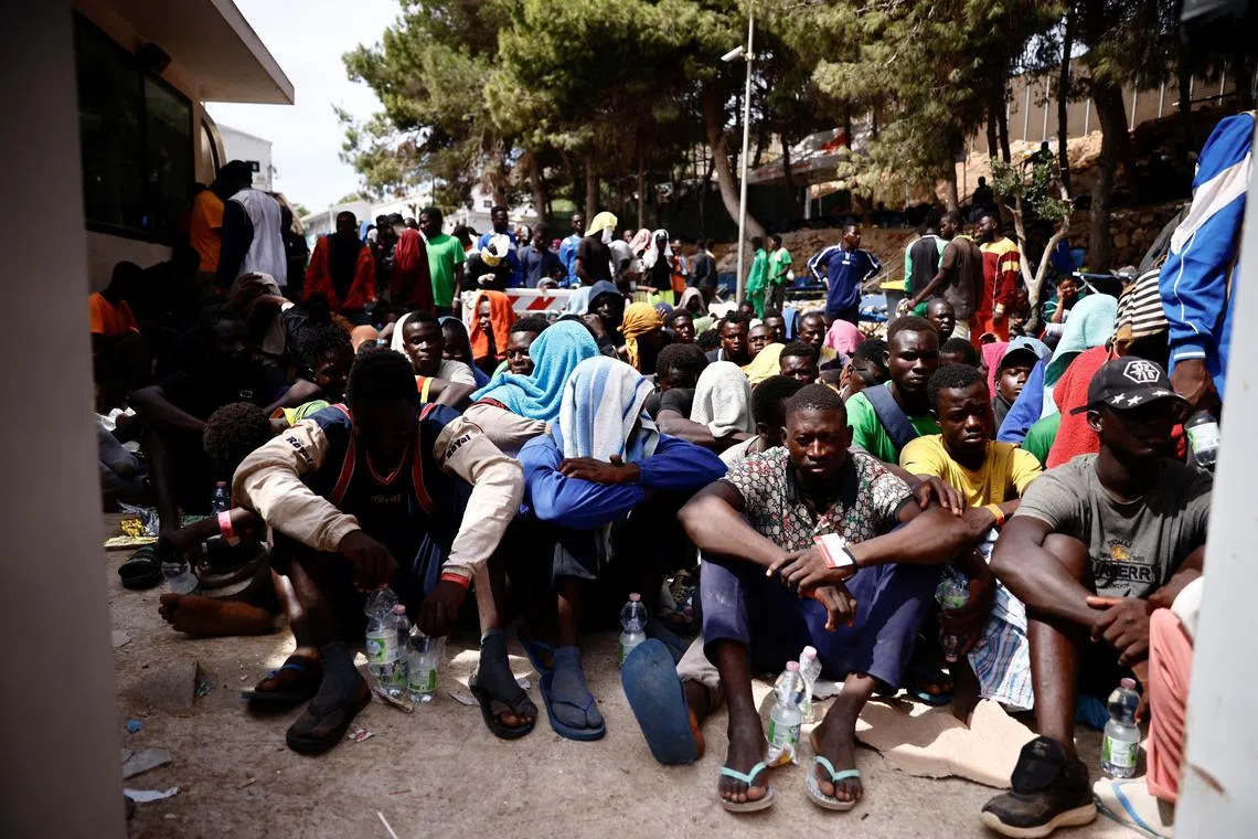 Over three days, around 8,500 people – more than the entire local population of Lampedusa – arrived on the Italian island in 199 boats.