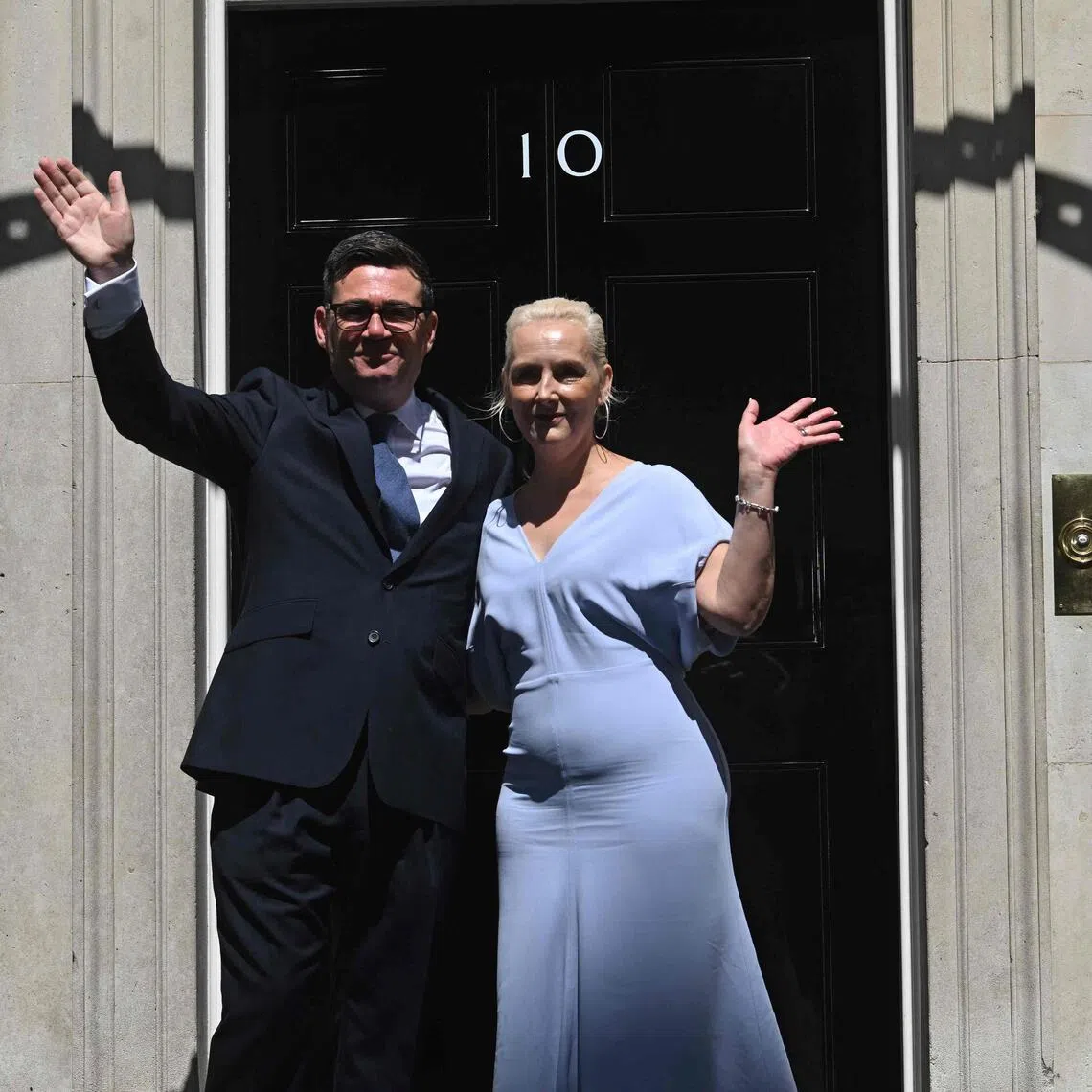Britain’s new Prime Minister Andy Burnham met his wife, Marie-France van Heel, when they were students at the same college.