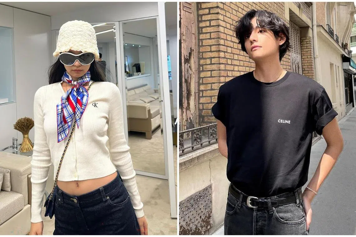 Jennie posted an outfit similar to the one she wore on her rumoured date with V when they were spotted in Paris.