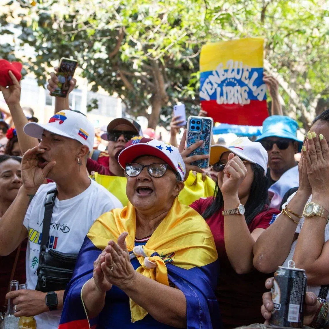 Residents during a celebration in Lima, Peru, on Jan 3.