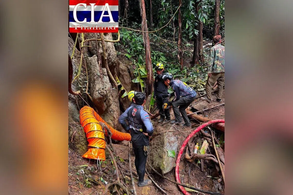 Thais join efforts to rescue seven trapped in Laos cave