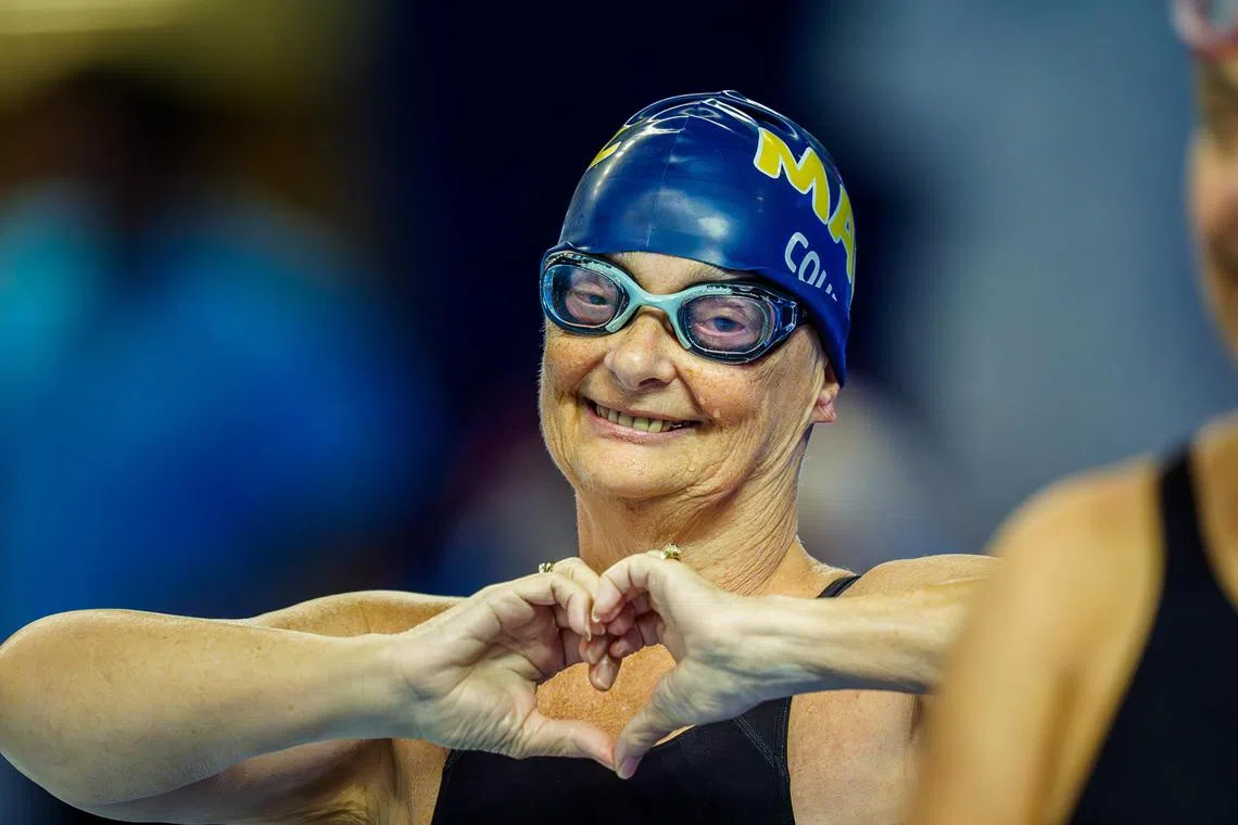 Lina Courtois competed in the World Aquatics Masters Championships in Singapore 

Credit: Singapore 2025