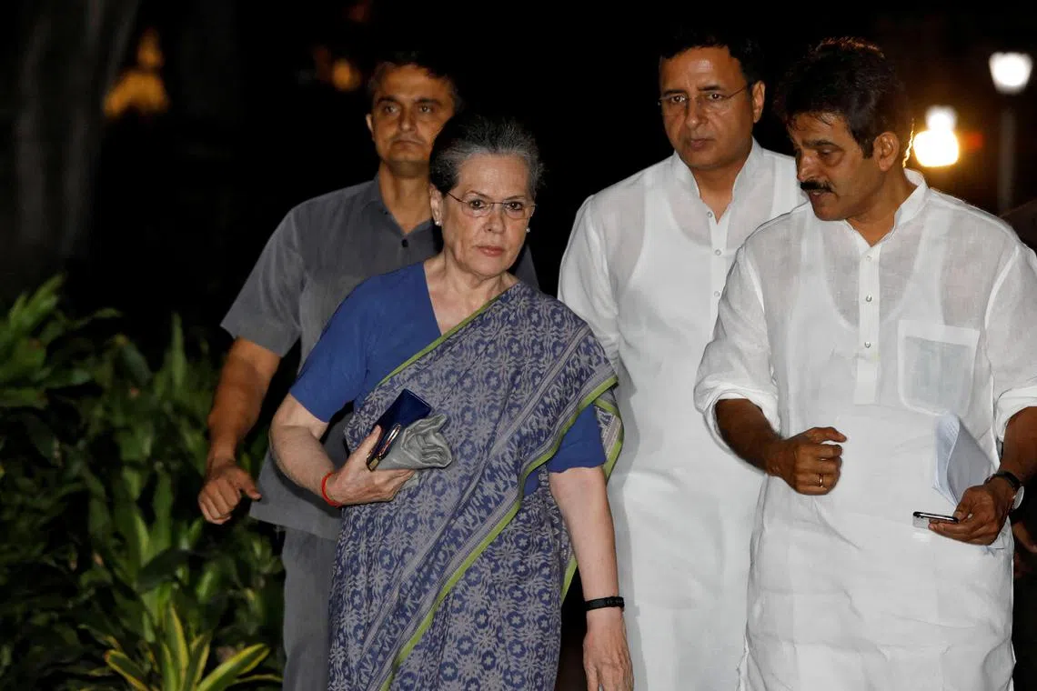 Mrs Sonia Gandhi cited her increasing age and depleting health as the reasons for not contesting.