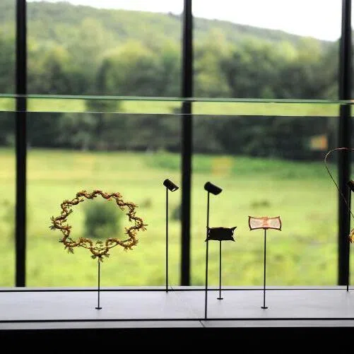 Jewelery created by French glass maker Rene Lalique are seen at the Lalique museum in Wingen-sur-Moder, France on June 23, 2011.