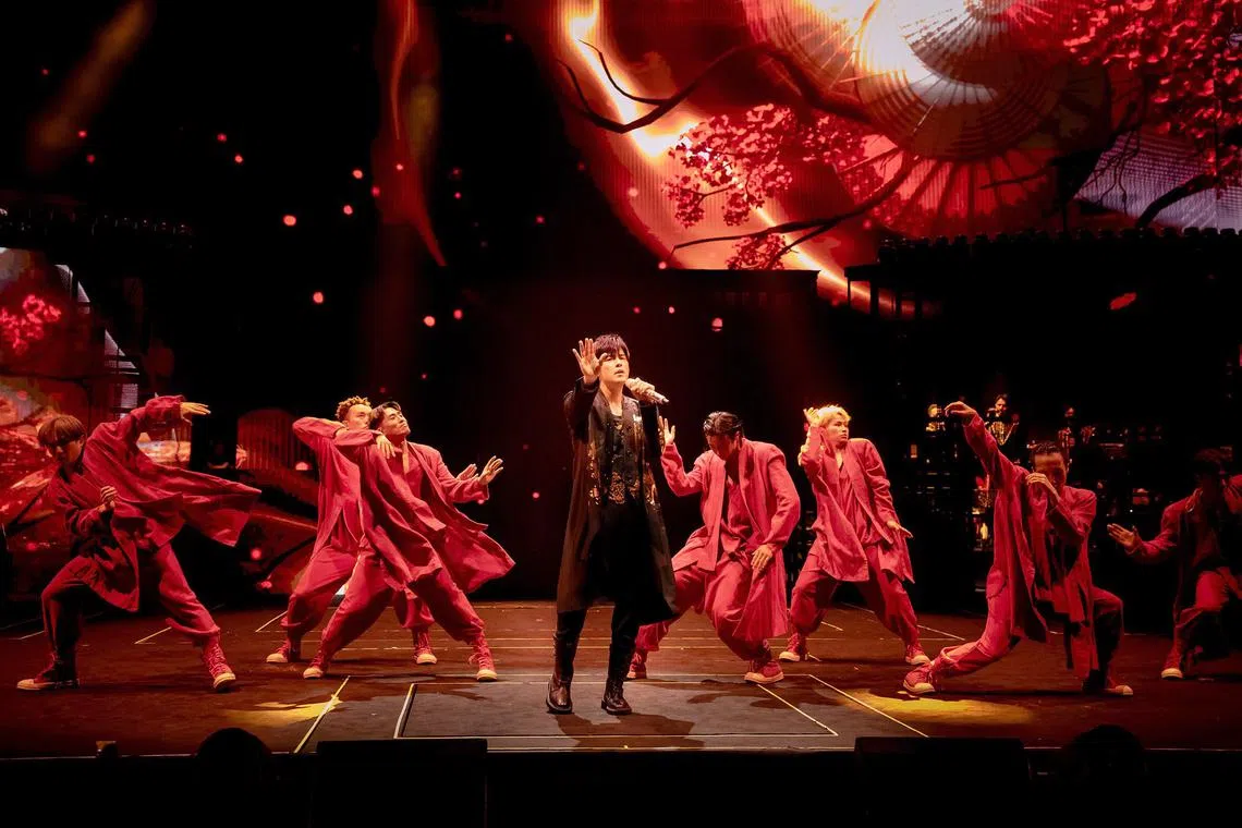 bajay13 - Taiwanese singer Jay Chou performing at the National Stadium on Oct 12, 2024.


Copyright: Horizon Production