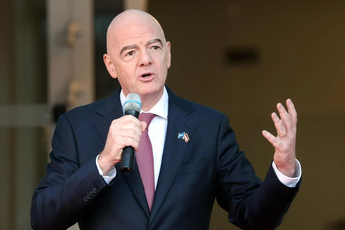 FIFA president Gianni Infantino is under fire over his failed plan to sell a stake in the governing body’s commercial rights to private investors.