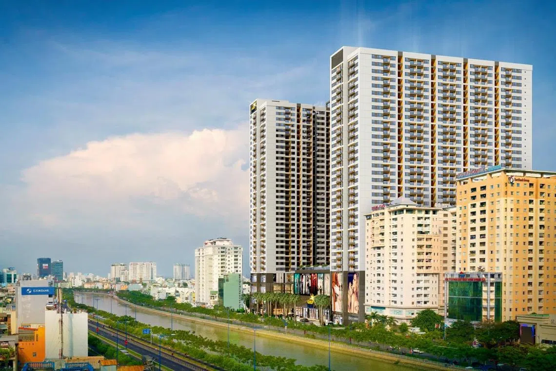 The woman's body was found in The Goldview, situated in Ho Chi Minh City's District 4.