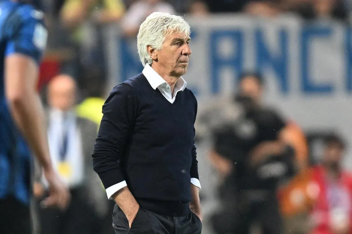 Soccer Football - Serie A - Atalanta v AS Roma - Stadio Atleti Azzurri, Bergamo, Italy - May 12, 2024 Atalanta coach Gian Piero Gasperini looks on REUTERS/Daniele Mascolo