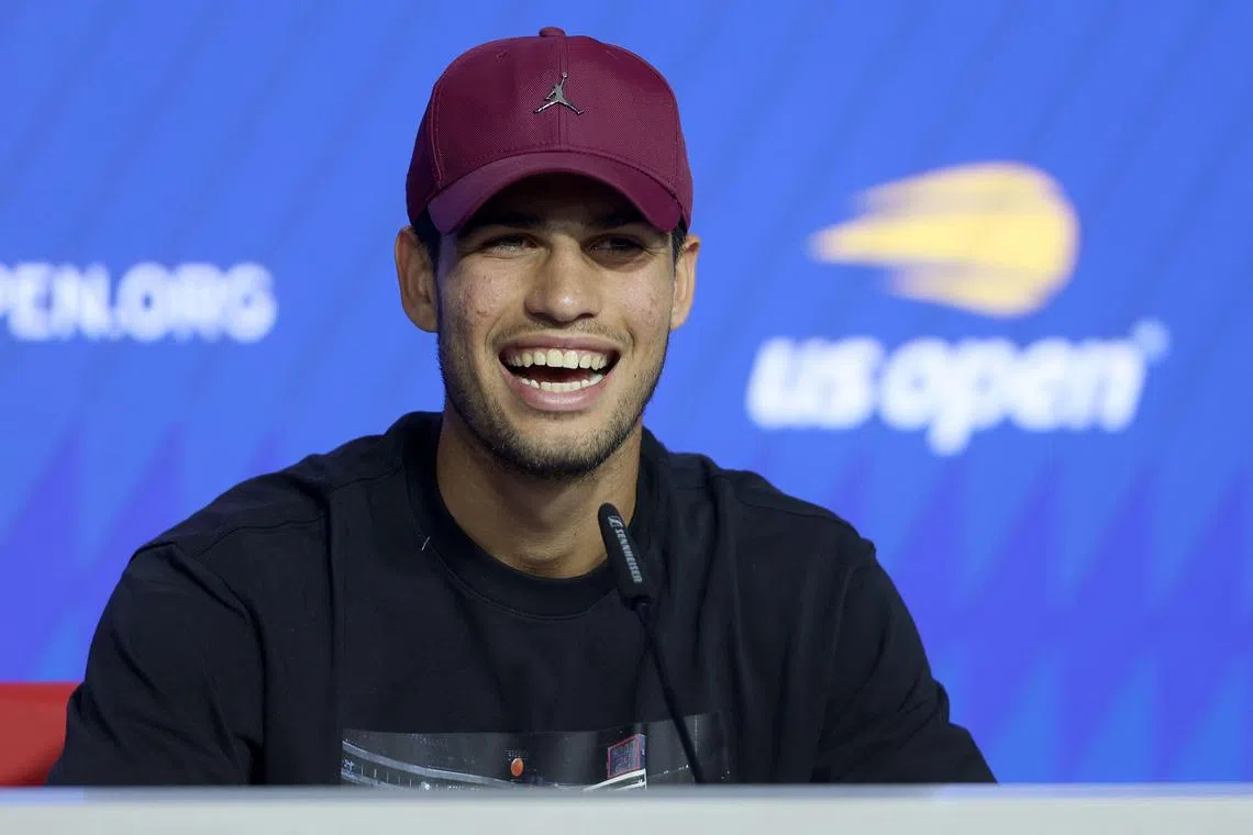 Spain's Carlos Alcaraz won his maiden Grand Slam singles title at the US Open a year ago.