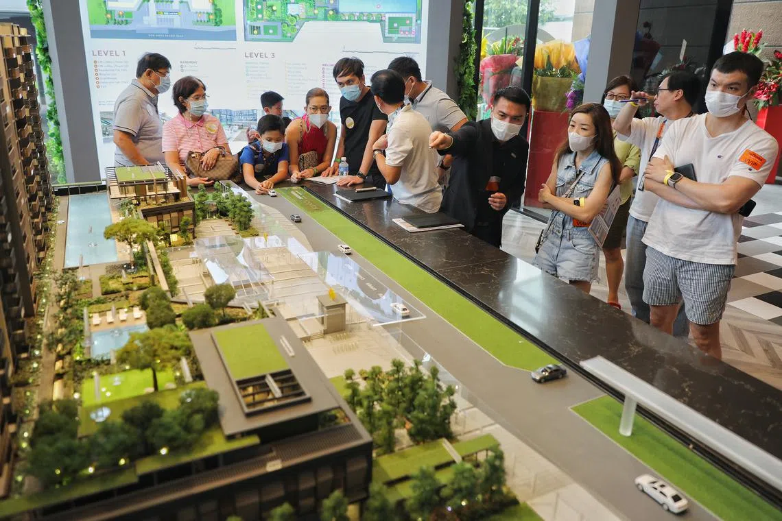 The 268-unit project offers one- to four-bedroom types  ranging from 463 sq ft to 2,756 sq ft.