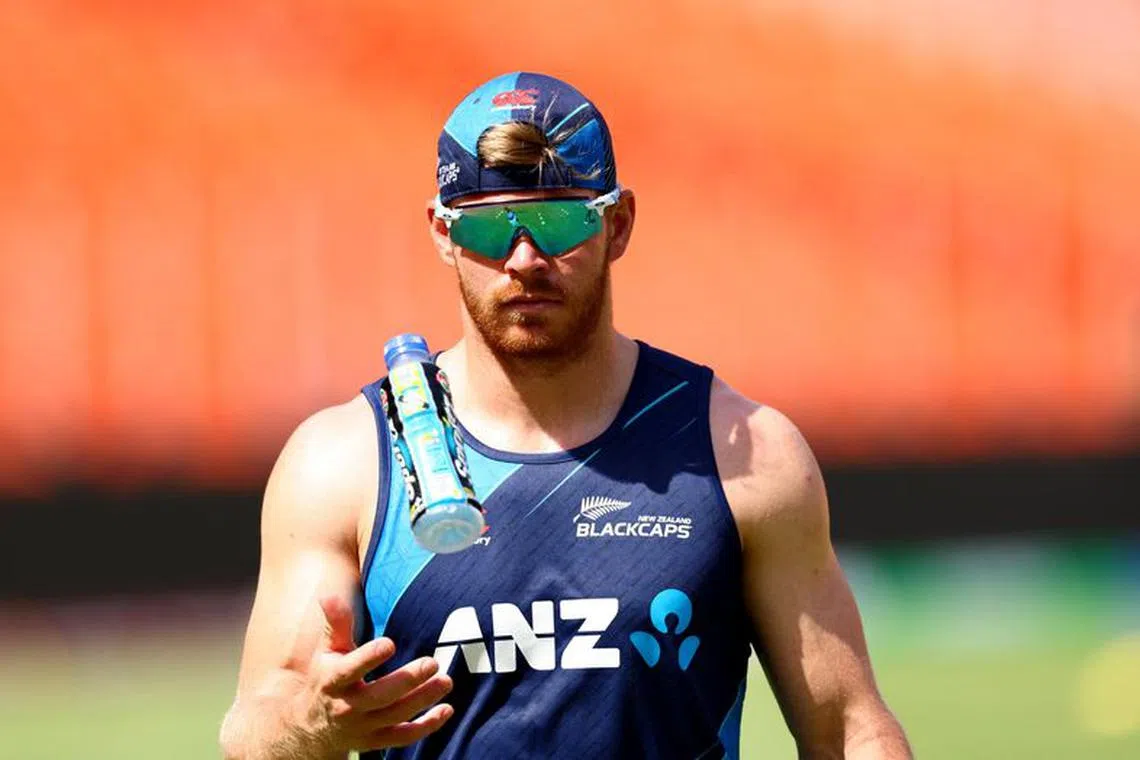 Cricket - ICC Cricket World Cup 2023 - New Zealand Practice - Narendra Modi Stadium, Ahmedabad, India - October 4, 2023 New Zealand's Glenn Phillips during practice REUTERS/Andrew Boyers/File Photo