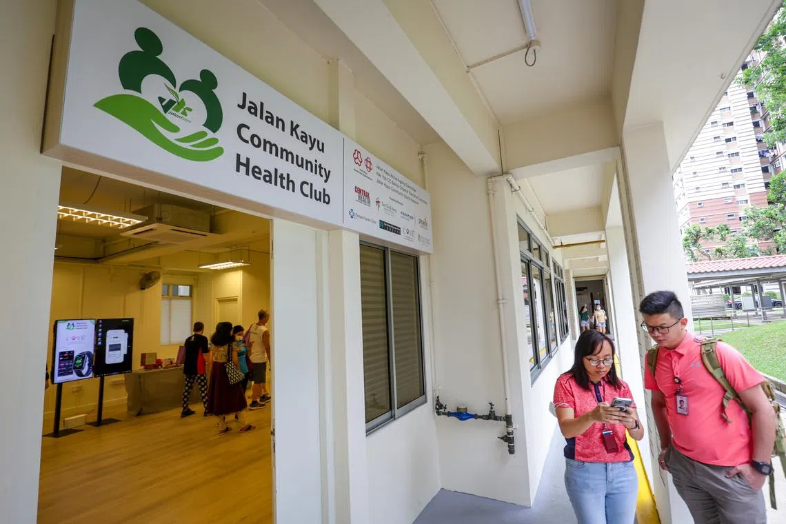 The centre will also conduct recreational programmes run by community partners such as the Health Promotion Board and SportSG.