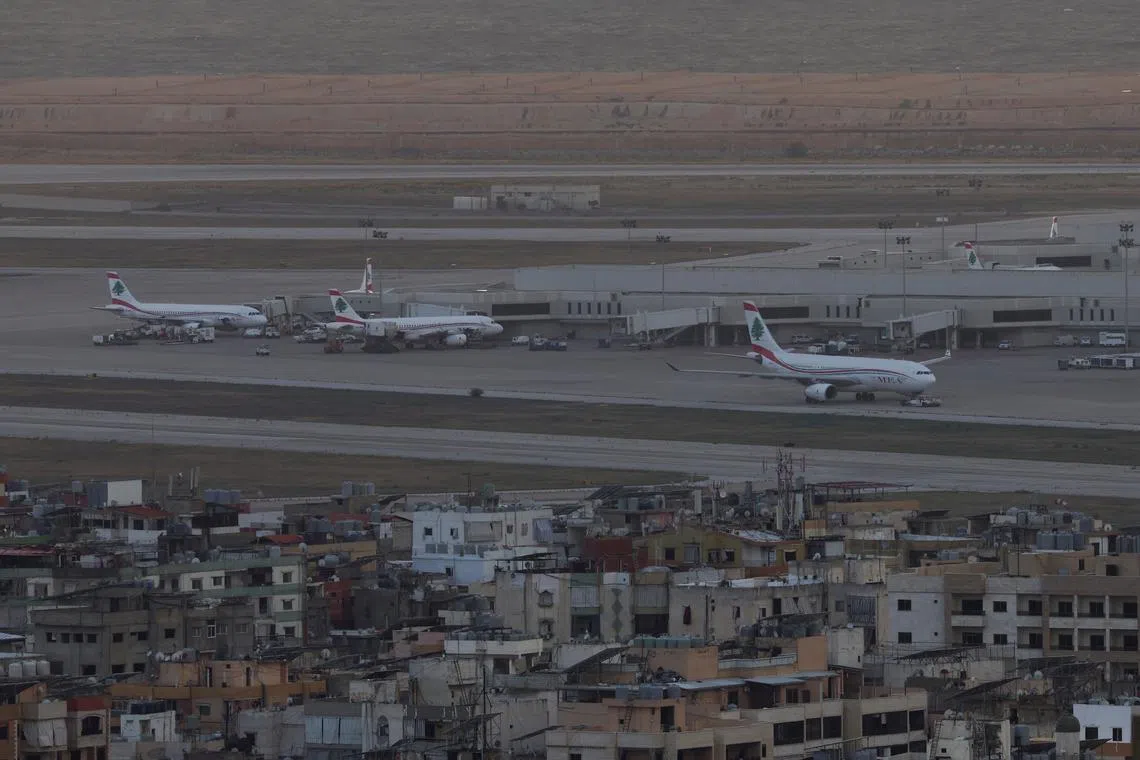 Lebanon’s airspace will be closed to air traffic for a two-hour period on Oct 1, Transport Minister Ali Hamie said on X.