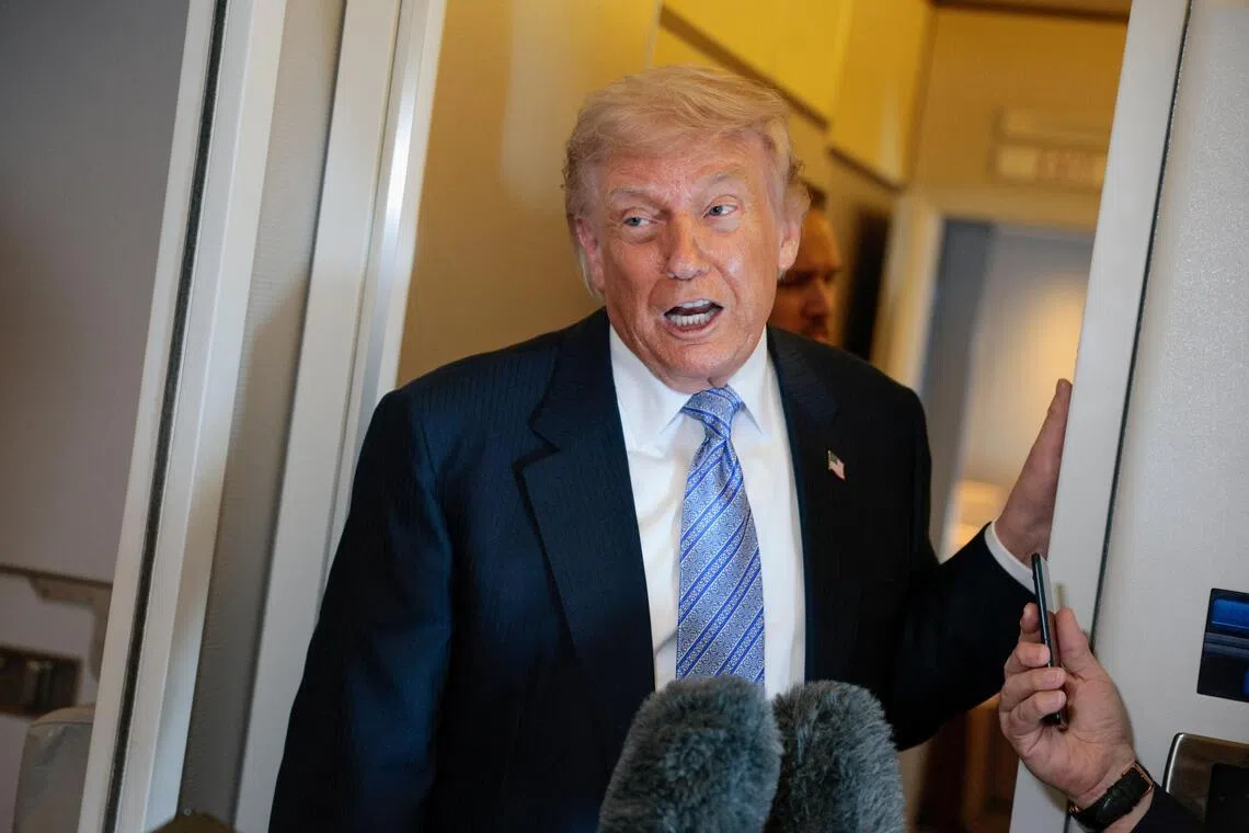 Trump says he is losing patience with Iran, did not ask China for favours