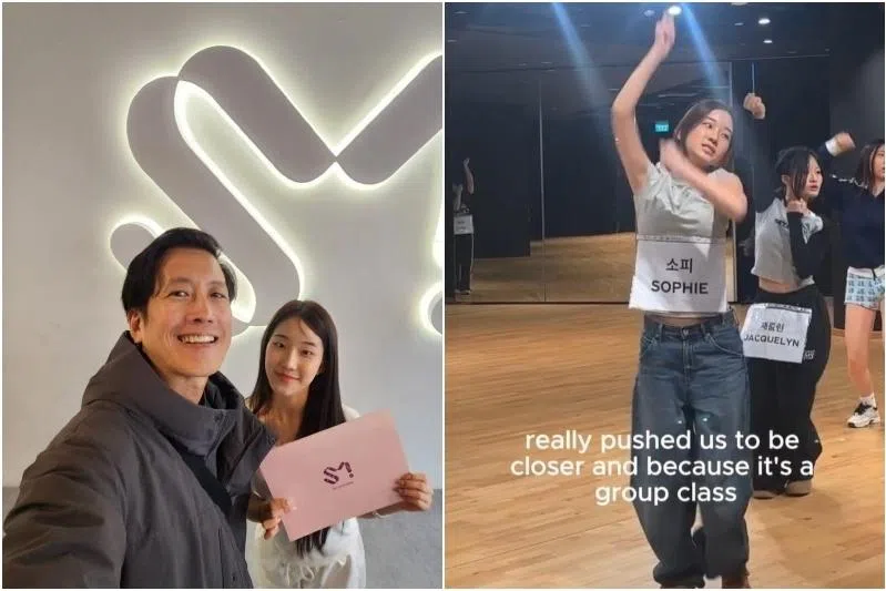 Actor Benjamin Heng’s daughter was in Seoul for SM Entertainment K-pop trainee auditions