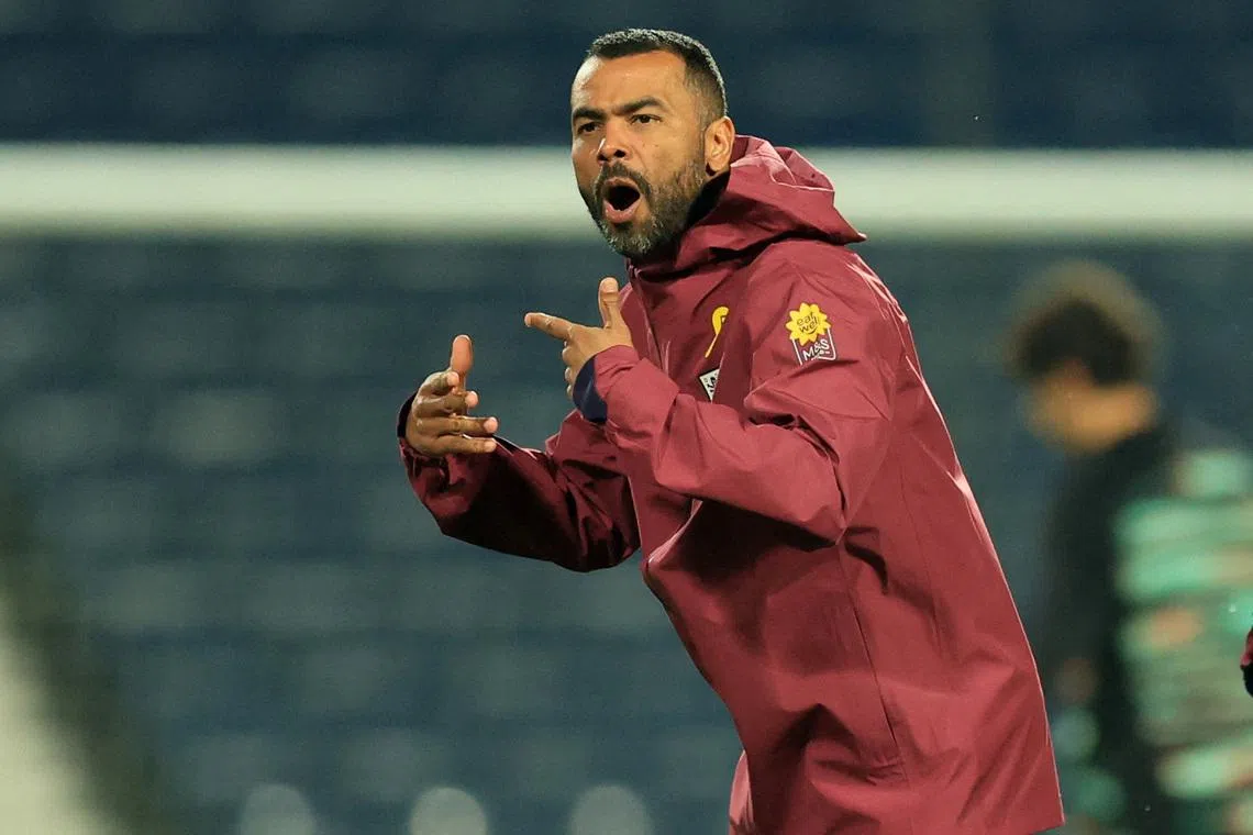 FILE PHOTO: Soccer Football - Under 21 International Friendly - England v Portugal - The Hawthorns, West Bromwich, Britain - March 24, 2025 England coach Ashley Cole on the pitch before the match Action Images via Reuters/Andrew Boyers/File Photo