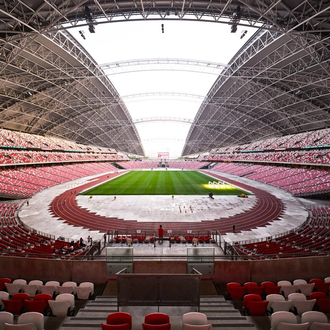 The National Day Parade was last held at the new National Stadium in 2016 - the only time it was held there.