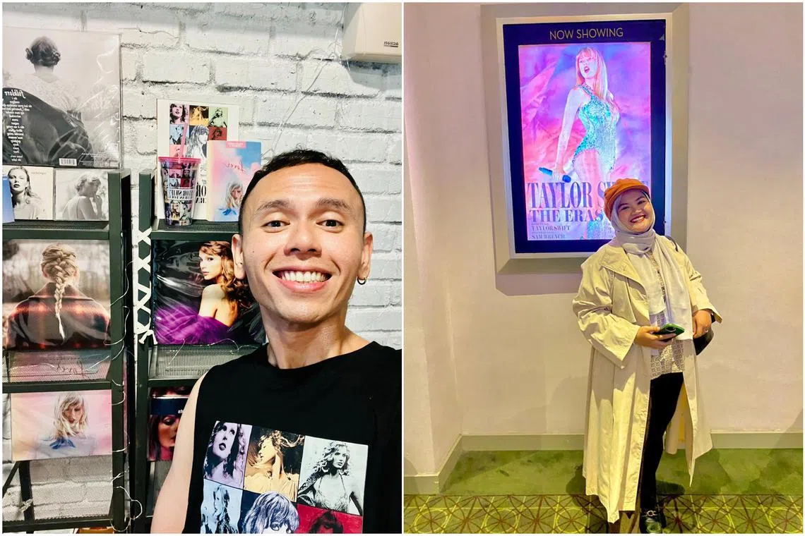 Malaysian Awangku Hashrul (left) will be travelling by bus and train, while Ms Nyimas Larasati Utami will be journeying from Palembang to Singapore via a flight from Jakarta.