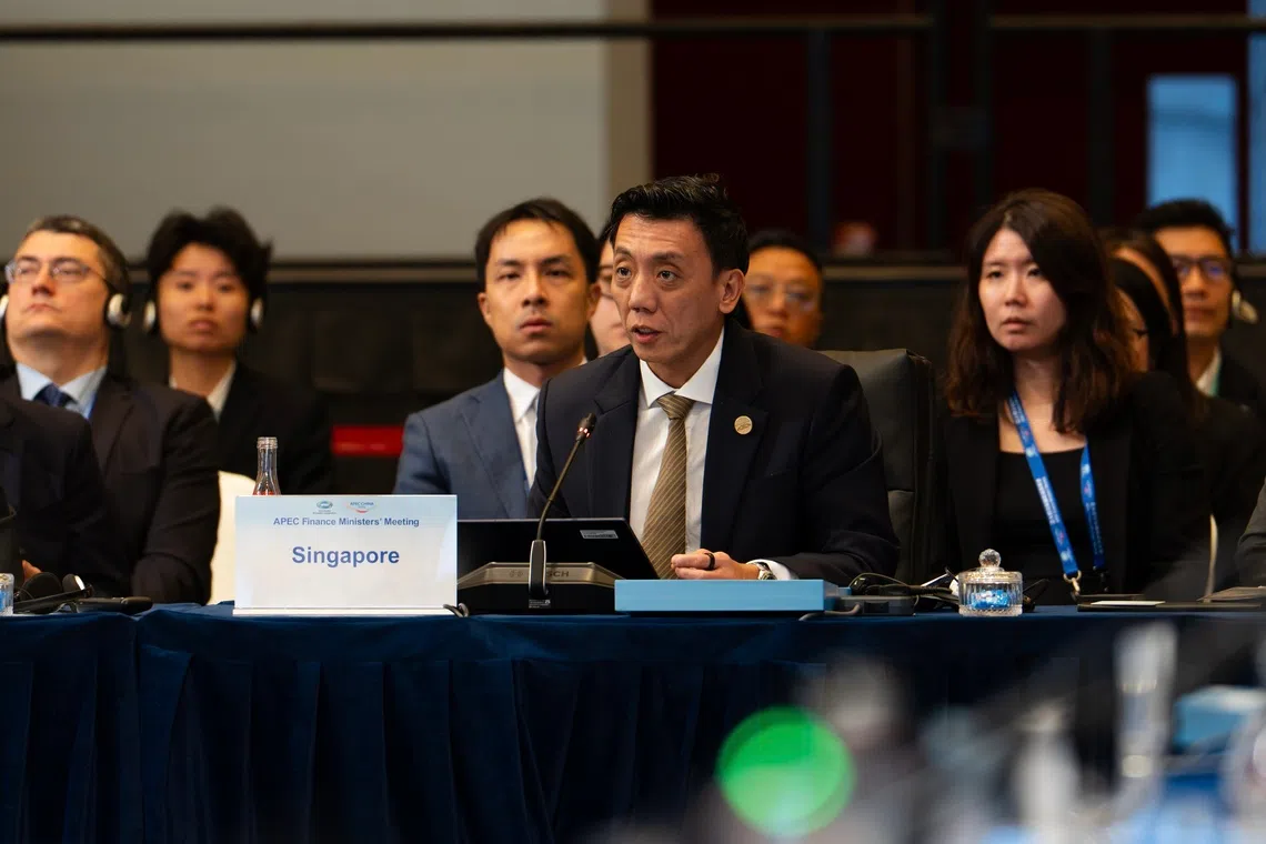 Second Minister for Finance Jeffrey Siow said on Oct 20 that APEC can build on existing regional trade agreements such as the Regional Comprehensive Economic Partnership, and the Comprehensive Progressive Agreement for Trans-Pacific Partnership.