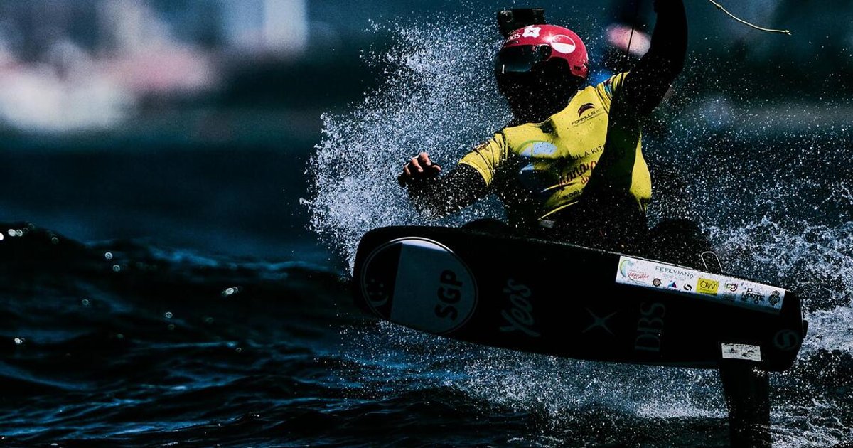 S'pore kitefoiler Maximilian Maeder nominated for World Sailing's Male Sailor of the Year