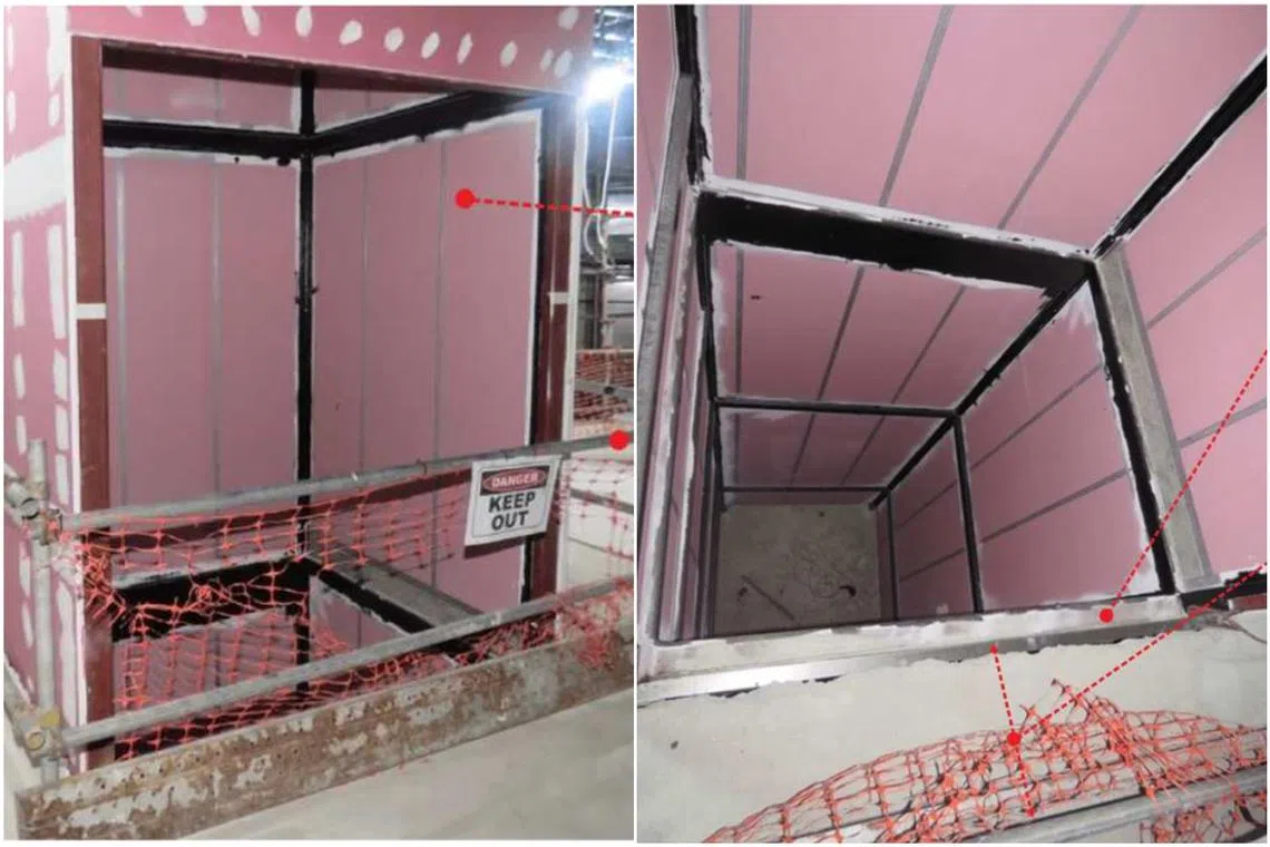 The coroner added that the worker had climbed over a guard rail, which he need not have done.