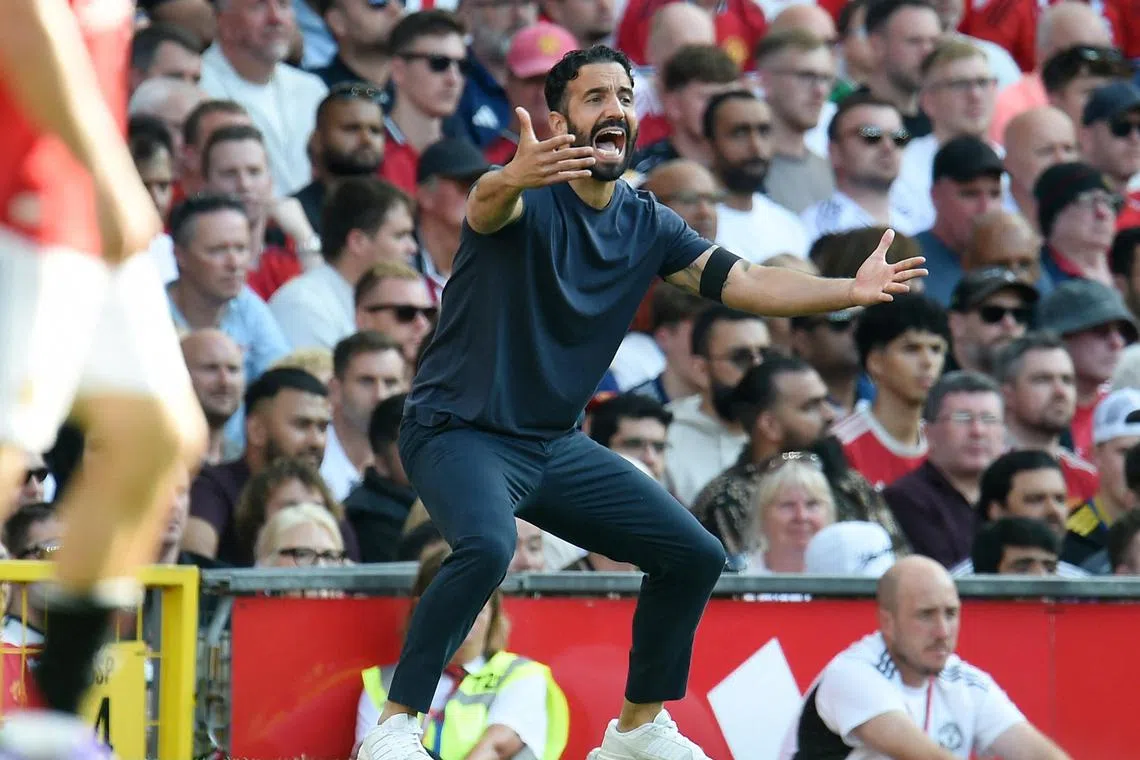 Last week’s 1-0 loss to Arsenal drew plenty of positives but the result, the manner of defeat was of clear annoyance to United’s manager Ruben Amorim.