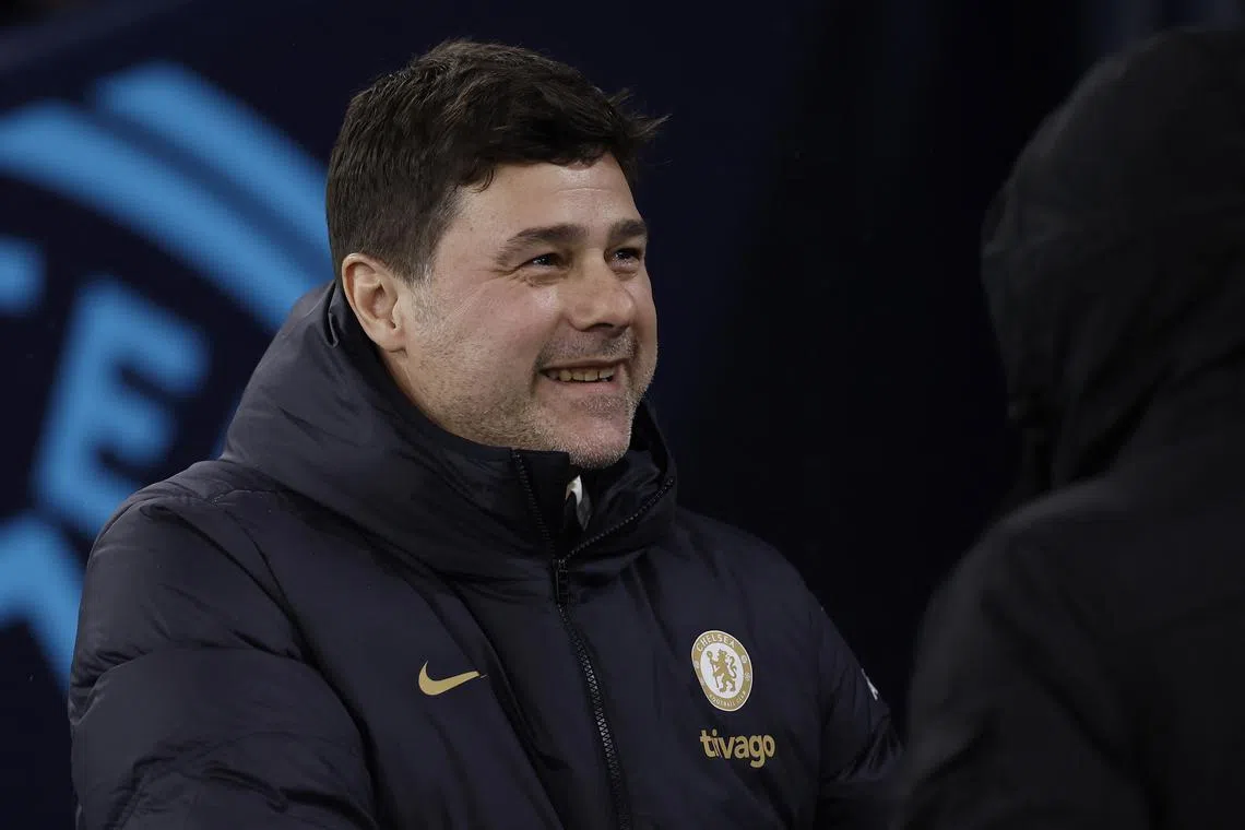 Soccer Football - Premier League - Manchester City v Chelsea - Etihad Stadium, Manchester, Britain - February 17, 2024 Chelsea manager Mauricio Pochettino before the match Action Images via Reuters/Jason Cairnduff/ File photo