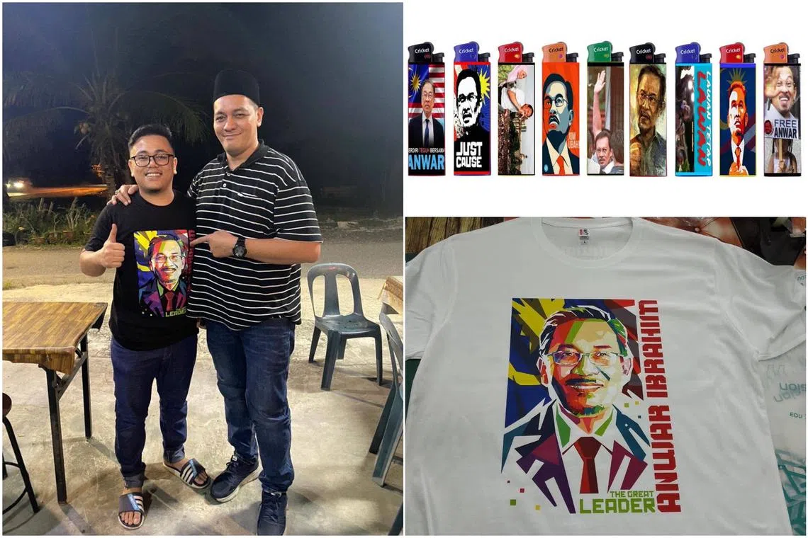 From dental services to custom-made T-shirts, Mr Anwar Ibrahim’s appointment as Malaysia's new prime minister is being celebrated like no other.