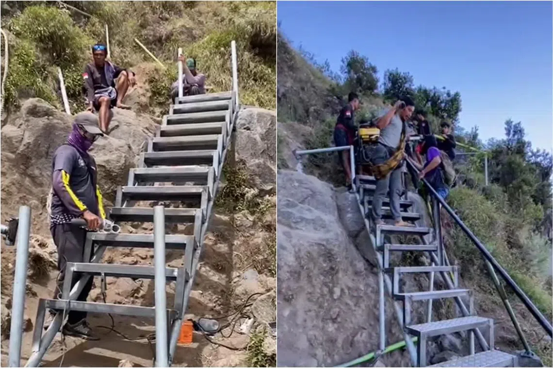 The national park has closed the Pelawangan Sembalun track to Segara Anak Lake from July 16 until an undetermined time for track repair, including the installation of stairs. 
