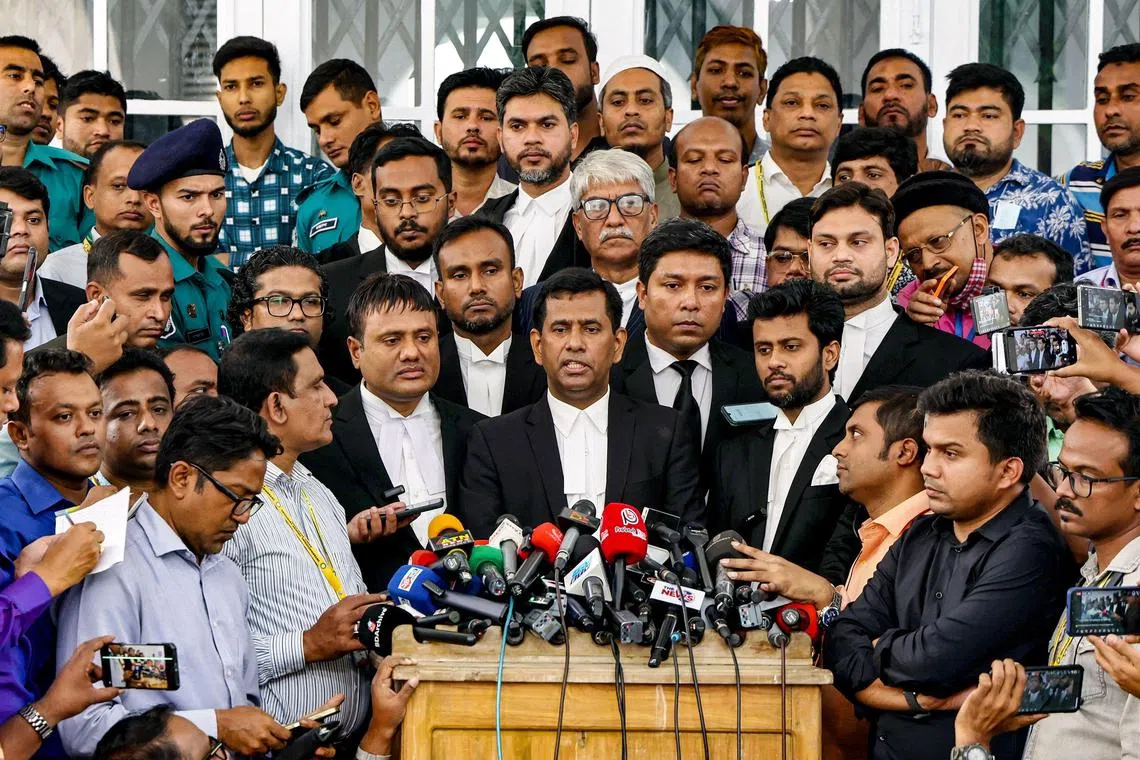 Thirteen defendants were accused of command responsibility for the deadly crackdown on student protests.