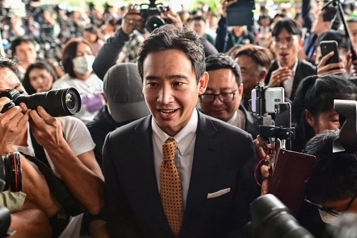 Mr Pita Limjaroenrat had been suspended from Parliament since July 2023 pending this verdict.