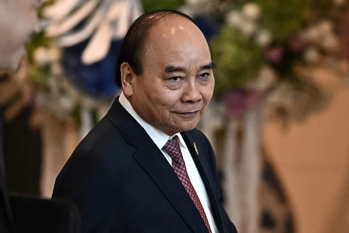 Mr Nguyen Xuan Phuc resigned as Vietnam's president and a member of the Politburo in January.