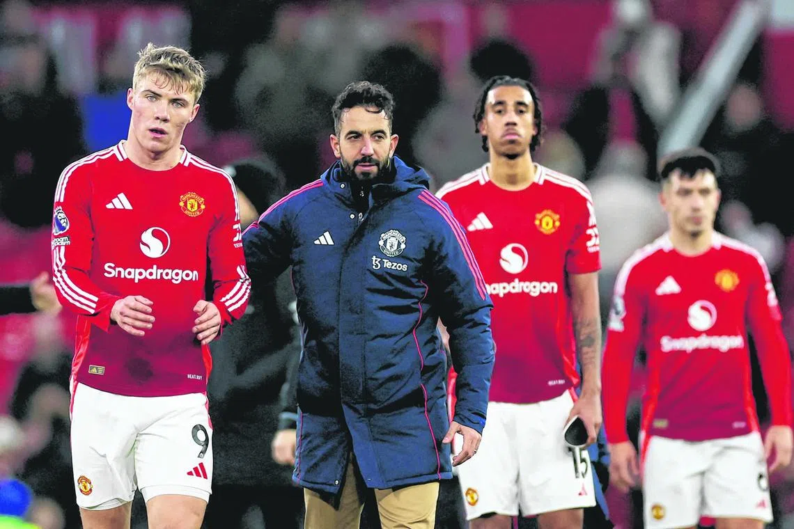 Two months into Amorim’s tenure, United sit 14th in the league and the team's lack of consistency has the coach worried.