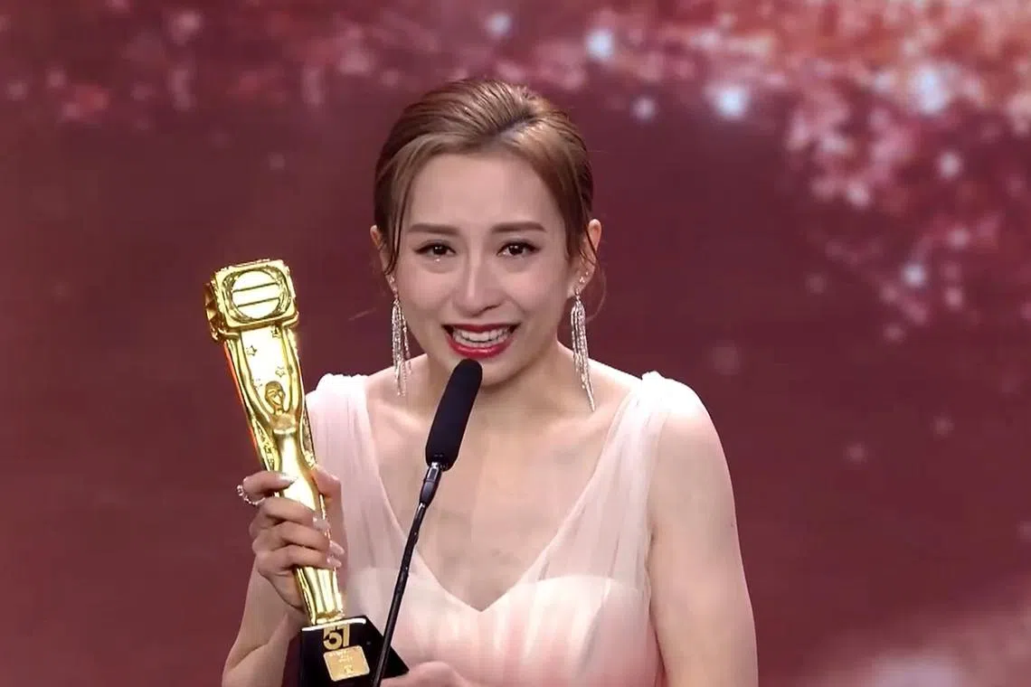 tvb20 - Screenshot. Katy Kung won Best Actress at TVB Awards on Jan 19.


Credit: TVBCOMHK/INSTAGRAM