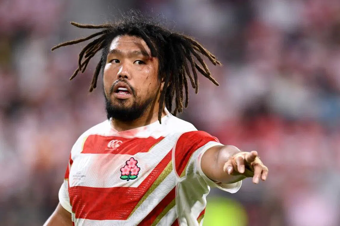 Rugby Union - Rugby World Cup 2019 - Pool A - Japan v Samoa - City of Toyota Stadium, Toyota, Japan - October 5, 2019 Japan's Shota Horie reacts REUTERS/Annegret Hilse/File photo