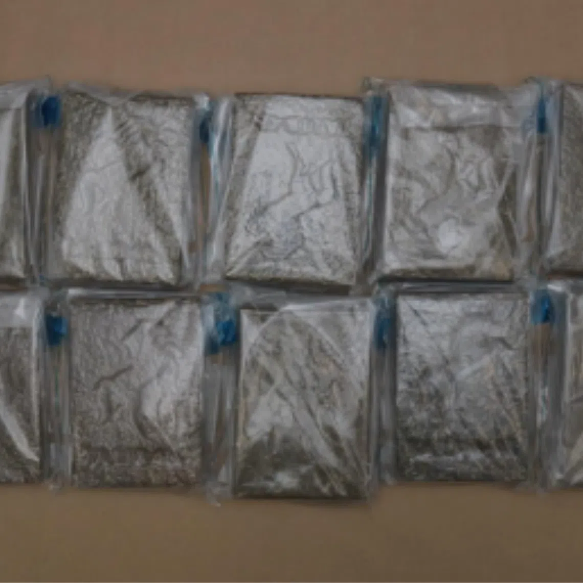 In total, about 10.164kg of cannabis were found and seized.