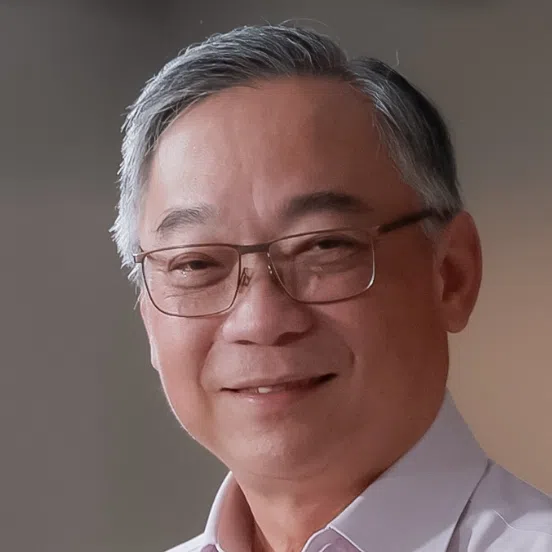 Prime Minister Lawrence Wong noted that (from left) Gan Kim Yong, K. Shanmugam and Vivian Balakrishnan will be aged 70 and older by the next term of government.