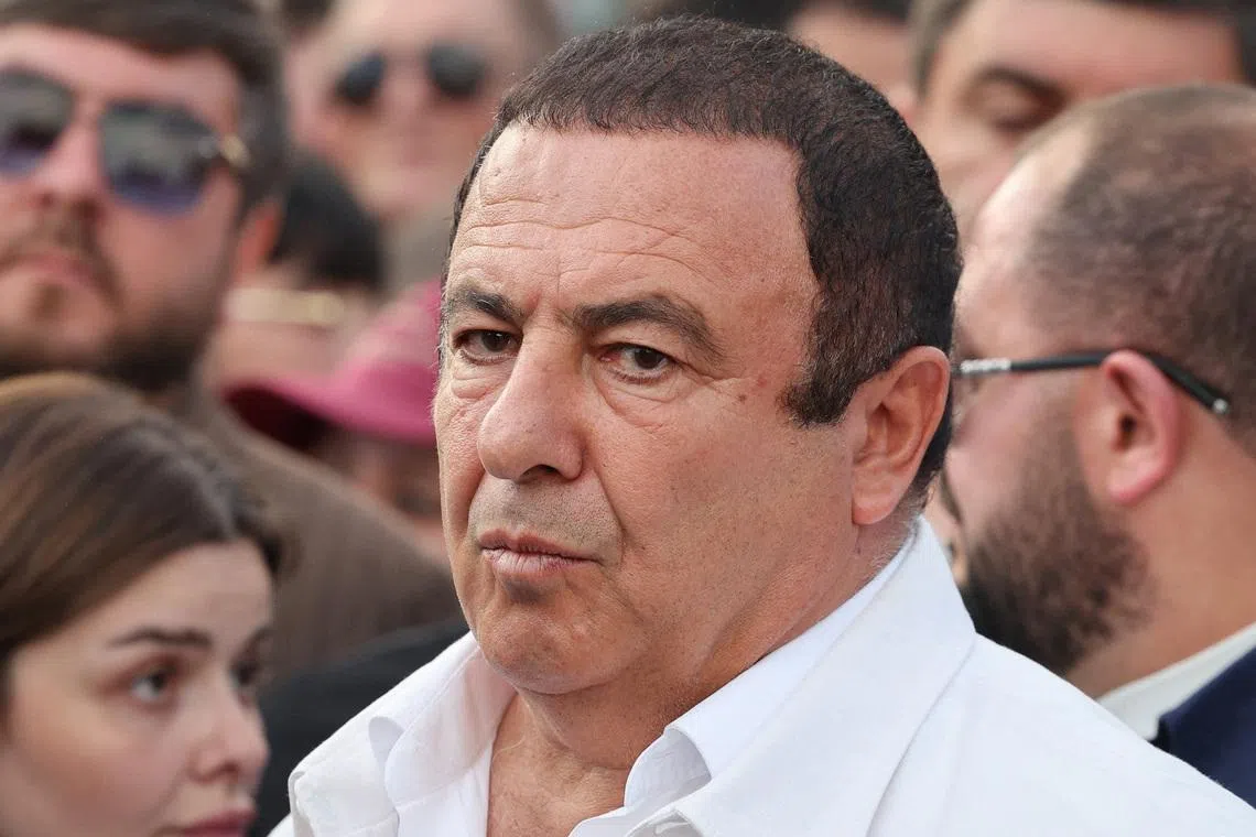Armenian opposition leader charged with fraud to be held for two months
