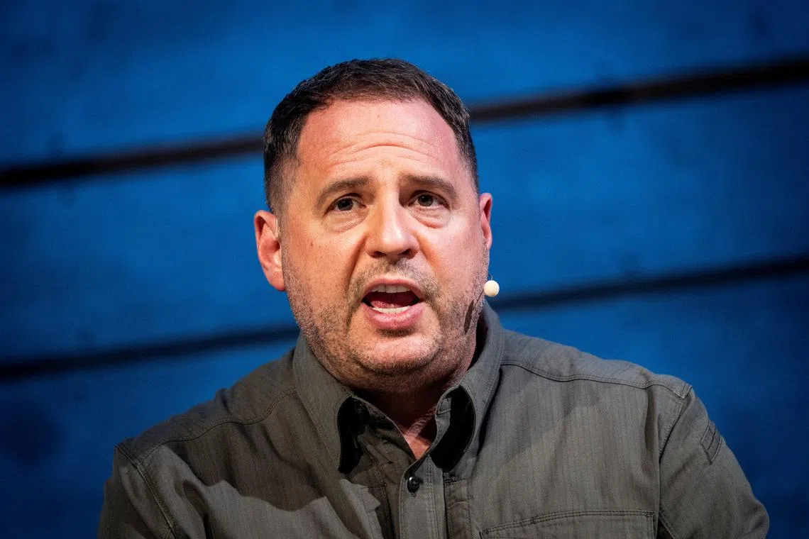 Head of the Office of the President of Ukraine Andriy Yermak speaks at the Copenhagen Democracy Summit, in Copenhagen, Denmark May 14, 2024. Ritzau Scanpix/Ida Marie Odgaard via REUTERS/File Photo