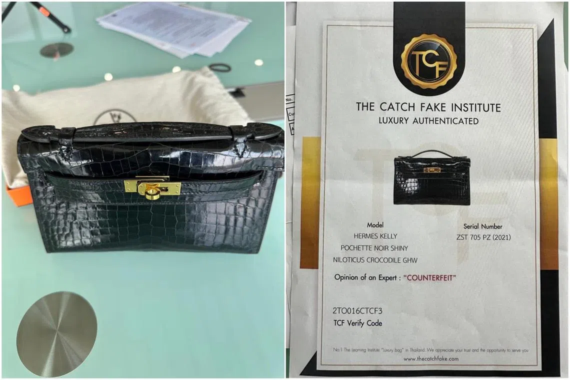 Hermes counterfeit sale