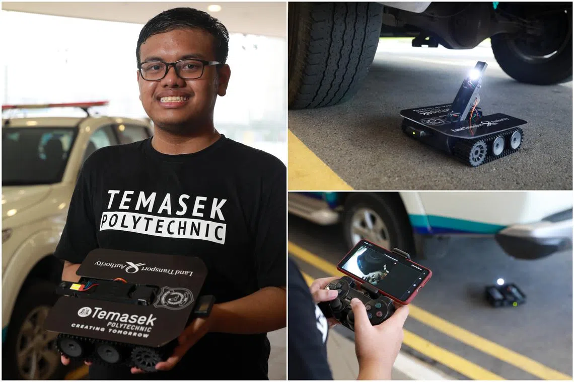 The device was designed and built by Temasek Polytechnic graduate Muhammad Haziq Roslan.